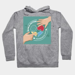 World autism - Awareness day - Puzzle Hoodie